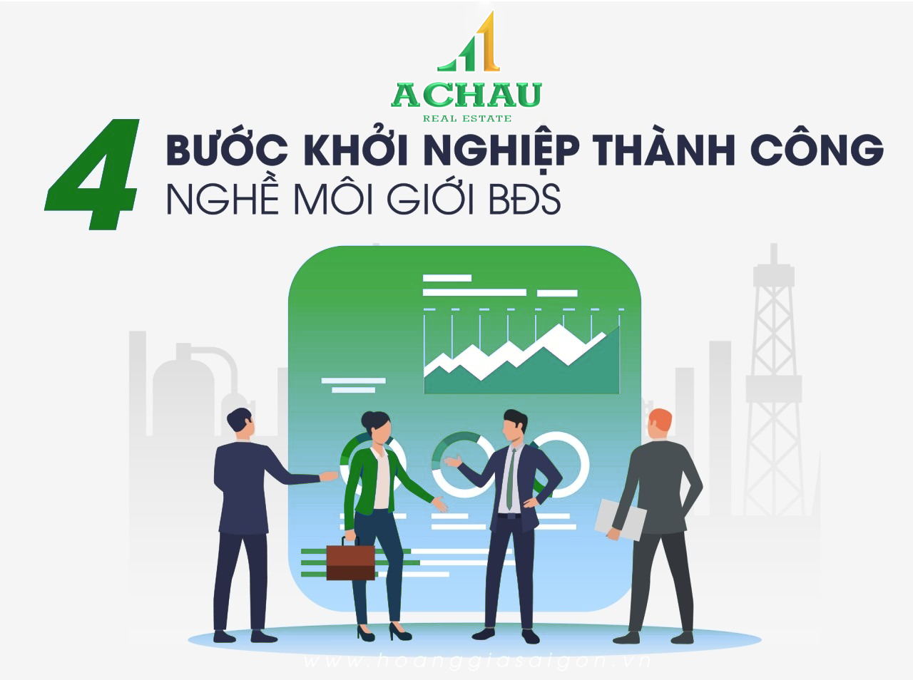 4 BƯỚC KHỞI NGHIỆP NGHỀ MÔI GIỚI BẤT ĐỘNG SẢN